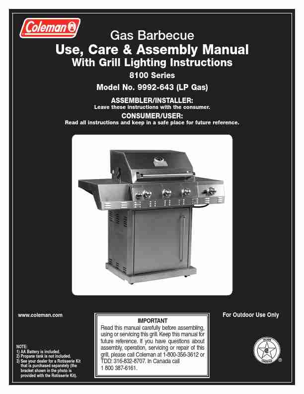 Coleman Gas Grill 9992-643-page_pdf